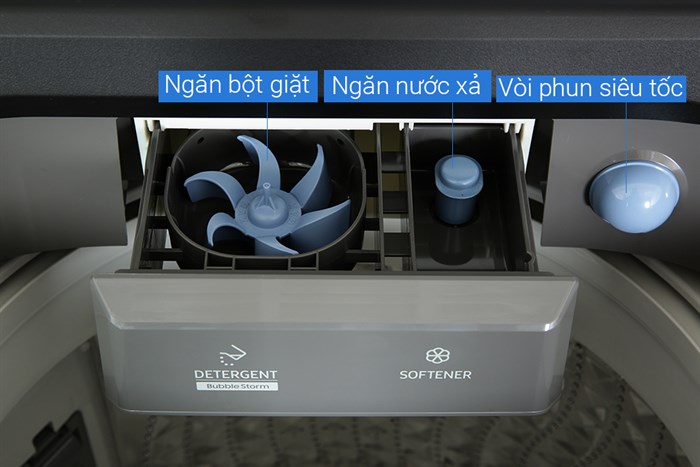 Máy Giặt Samsung Ecobubble Inverter 10.5 Kg WA10CG5745BDSV